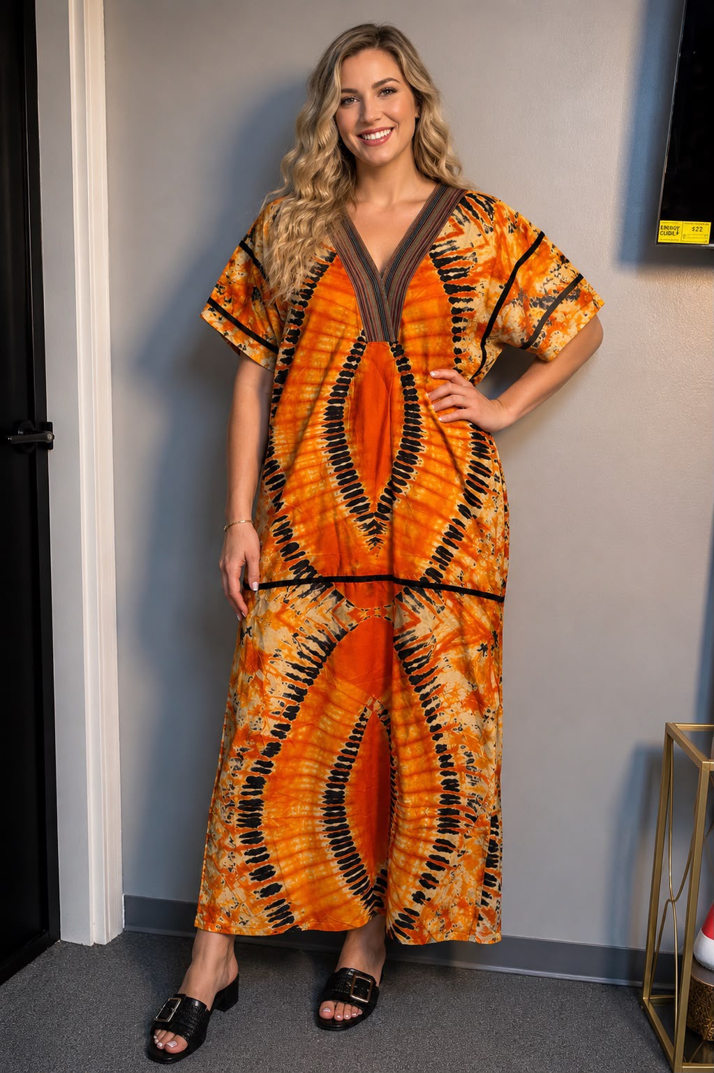 Sunset dash maxi kaftan